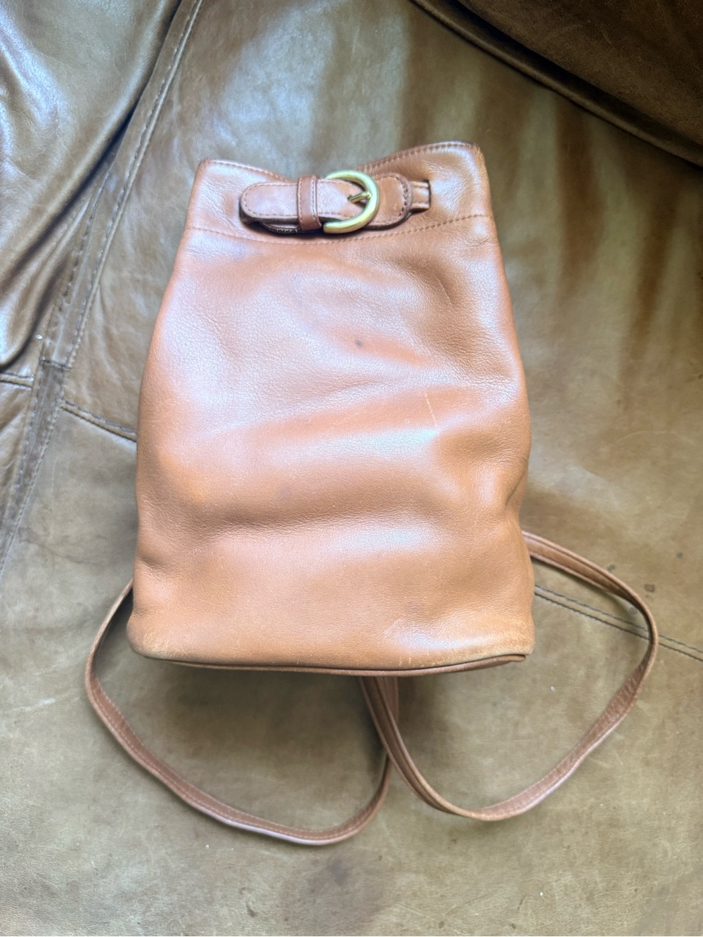 vintage Coach Soho Cornelia tan leather sling bag